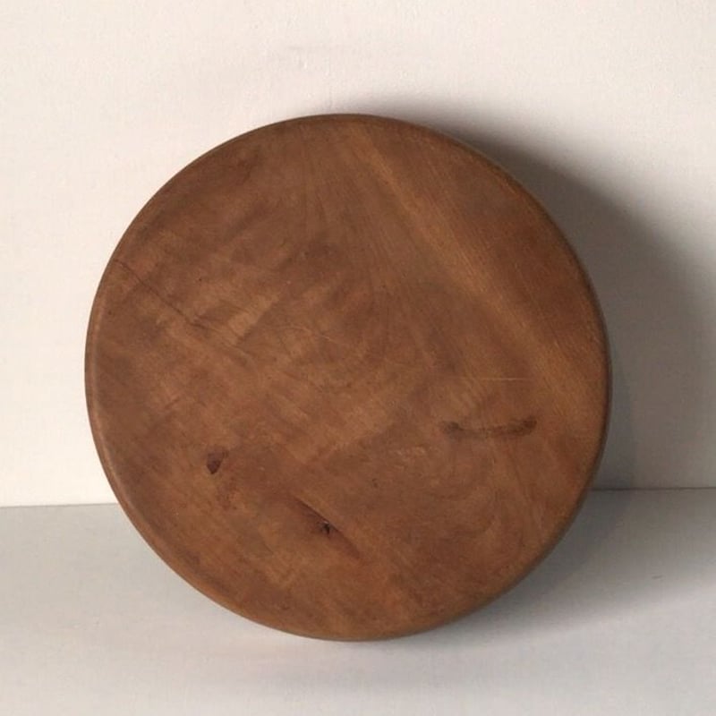 栃の木 くり抜き盆 38cm 木工 工芸品 お盆 トレー シェーカー 白木 美