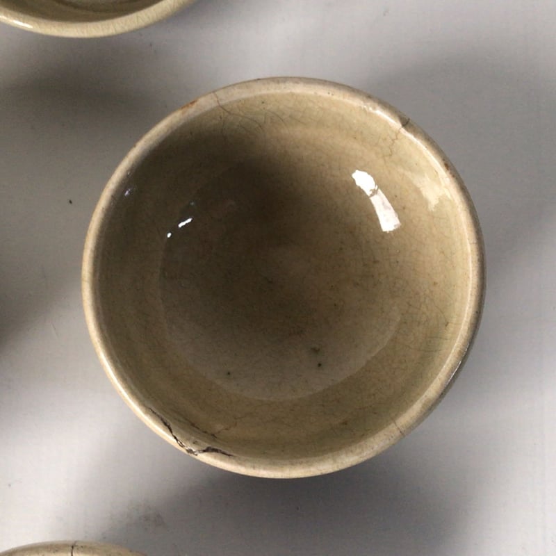 古い豆皿 7客まとめて 骨董 雑器 民藝・手塩皿 醤油皿 油皿 ピクルス皿