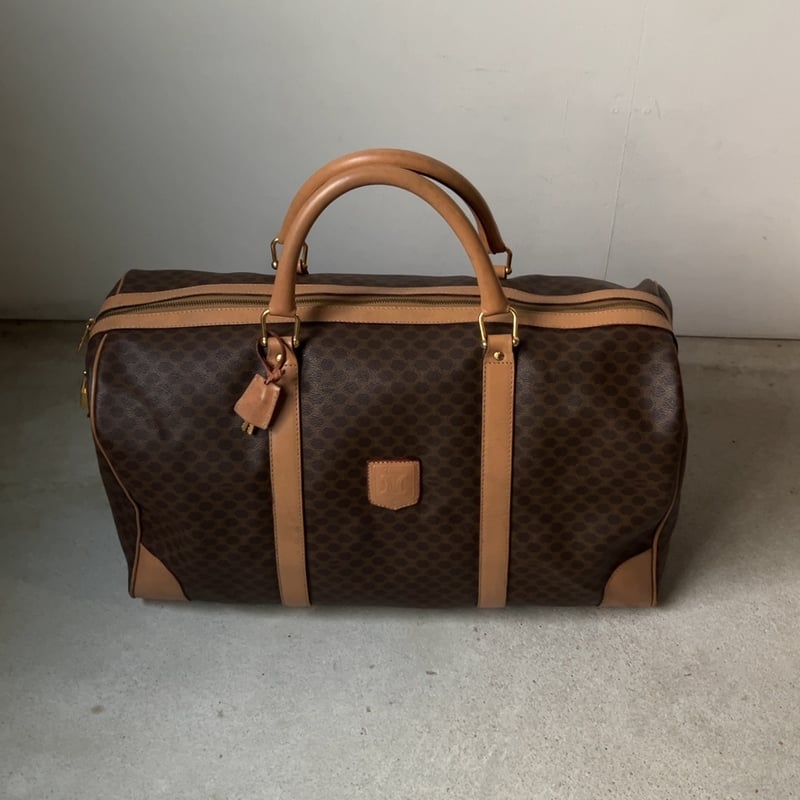 当時物　オールド　セリーヌ　ボストンバッグ　旅行カバン　トリオンフ　マカダム柄 CELINE - 当時物 オールド セリーヌ ボストンバッグ 旅行カバン