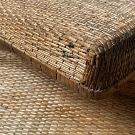 小さな柳行李 28cm  古い文庫行李  飯行李  平箱  小箱  ヴィンテージクラフト 昭和初期