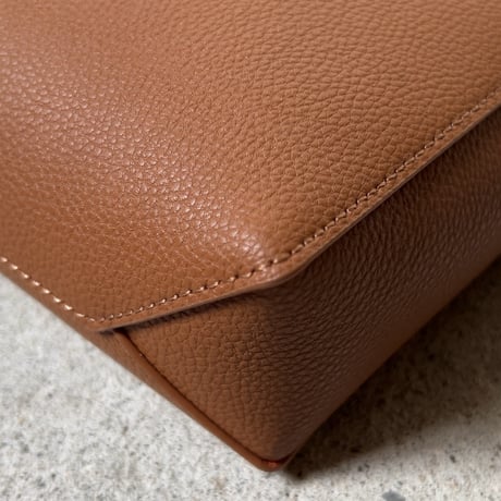 H様おまとめ品 ORCIVAL オーシバル　レザーショルダーバッグ  ゴールド(ブラウン)/オレンジ  2way(ショルダー/ハンド)  型押し牛革 中古極美品