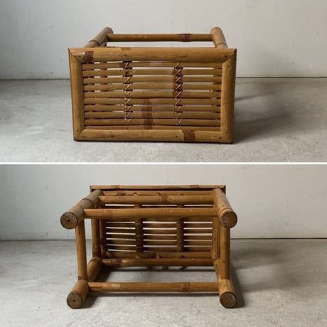 竹台  竹の花台. 置物台 茶道具  作業椅子 スツール  工芸品 民芸品 竹工芸 手仕事  安定感あり  ガタつき無し  完品