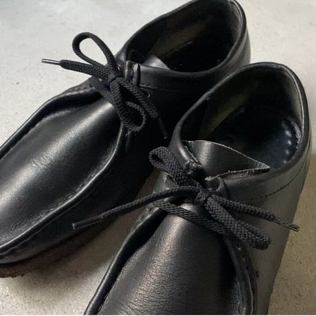 Clarks クラークス   90s オールドクラークス アイルランド製  Wallabees ワラビー ブラック カーフ 付属品有り美品範疇