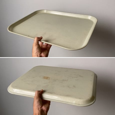 CANBRO キャンブロ　Camtray カムトレー  FRP 1418  45cm幅 ホワイトグレー 角盆  業務用トレー アメリカ ダイナー made in usa (1枚の価格)在庫2枚