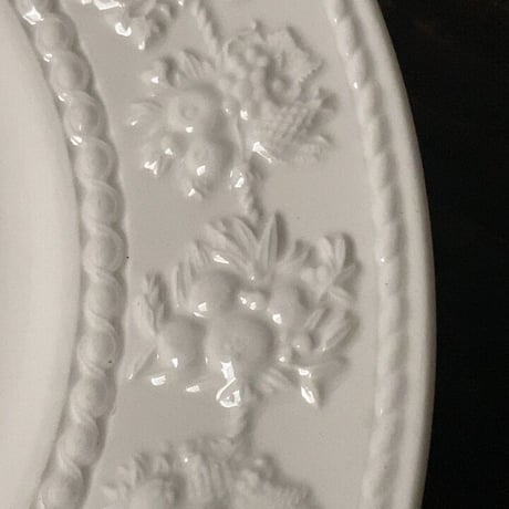 WEDGWOOD ウェッジウッド フェスティビティ(1枚の価格) プレート 21cm アイボリー 90s ヴィンテージ イギリス製 made in england  ストック14枚