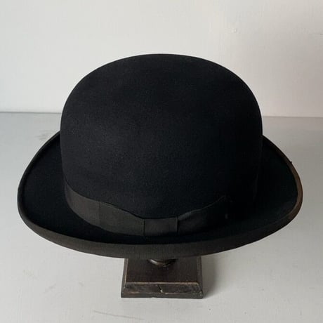 Teikokuhat co  帝国ハット ボーラーハット シルクハット 山高帽  ブラック レディース 頭周約55cm ヴィンテージ ハット