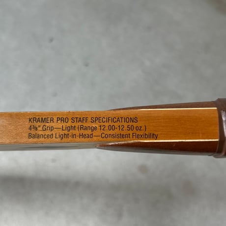 Wilson ウィルソン  Jack Kramer PRO STAFF ジャッククレイマー プロスタッフ  ヴィンテージ ウッドテニスラケット（オリジナルカバー付き）made in USA 美品