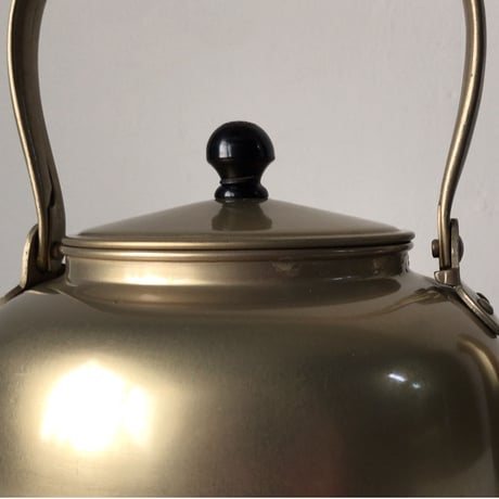 ALUMINUM OSAKA  理研アルマイト  籐巻 やかん   ヴィンテージケトル  希少品  中古美品