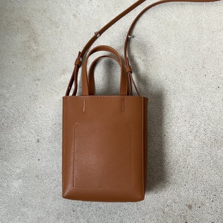 H様おまとめ品 ORCIVAL オーシバル　レザーショルダーバッグ  ゴールド(ブラウン)/オレンジ  2way(ショルダー/ハンド)  型押し牛革 中古極美品