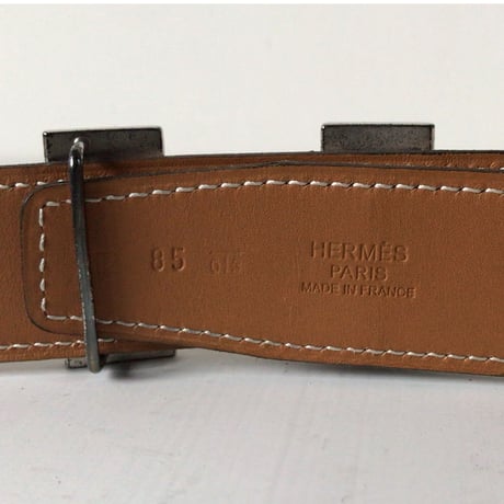 HERMES エルメス コンスタンス Hバックル  Hベルト5382  タデラクト  ピンク/ゴールド  リバーシブル  シルバー金具  L刻印  2008年製   85 /32mm幅  中古美品