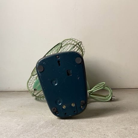 Mitsubishi Electric Mfg.Co.japan 三菱扇風機  AC ELECTRIC FAN   1950〜60年代のオールド三菱  ヴィンテージ家電 ミントグリーン 実用品
