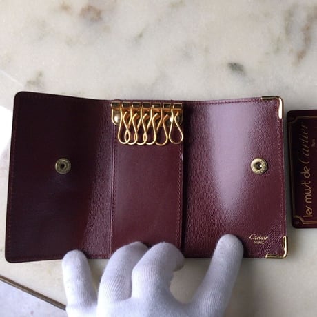 Cartier カルティエ  マストライン  キーケース  6本  ヴィンテージ  ほぼデッドストック