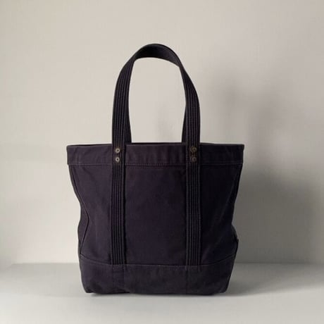 POLO RALPH LAUREN ポロ ラルフローレン 2021年製 キャンバストートバッグ ヘビーオンス レザーワッシャー銅リベット USED