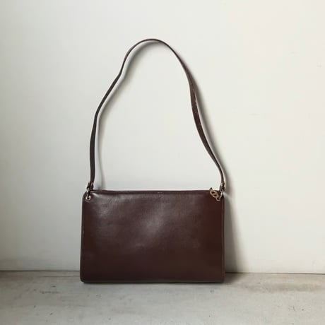 Dior オールドディオール クリスチャンディオール  レザーのショルダーバッグ ヴィンテージディオール 中古良品