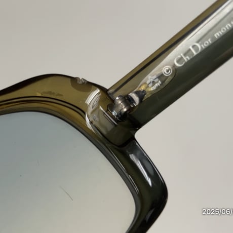Christian Dior MONSIEUR クリスチャンディオール ムッシュ サングラス  2039J 50  アイウェア 眼鏡 ダークグリーン ヴィンテージ オールドディオール 中古品