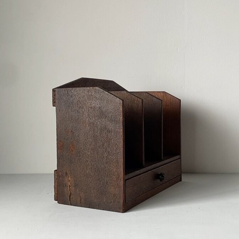 象 木製ブックスタンド 本立てビンテージ アンティーク 置物 木製象 象