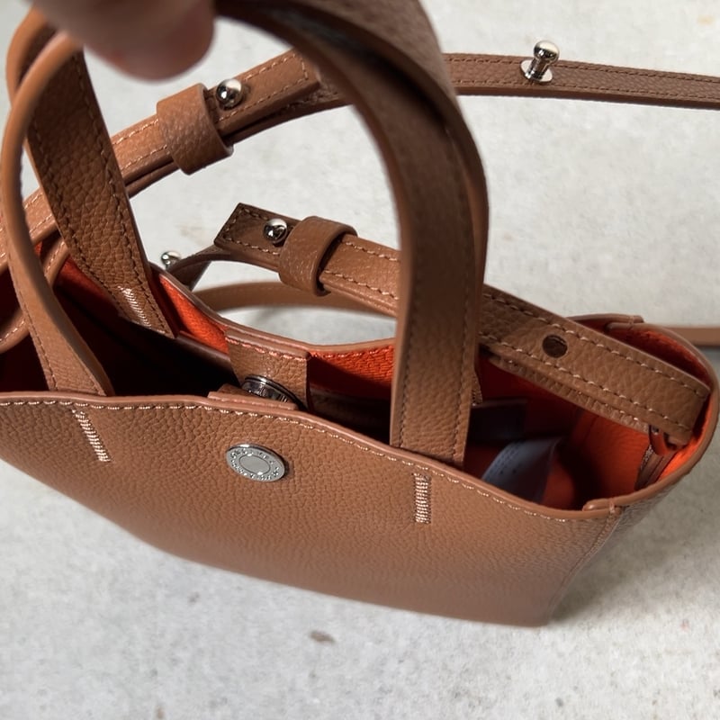 H様おまとめ品 ORCIVAL オーシバル レザーショルダーバッグ ゴールド