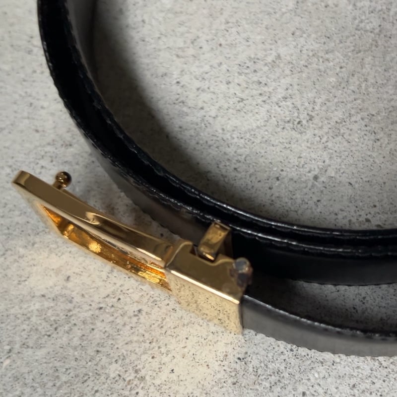 CELINE オールドセリーヌ 馬車金具 バックル レザーベルト