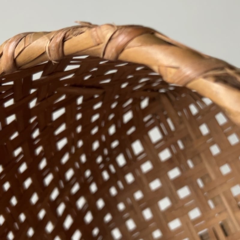 竹籠★アンティーク 壁掛け 古民家 レトロ ナチュラル 湘南スタイル 工芸 粋 竹籠☆アンティーク 壁掛け 古民家 レトロ ナチュラル 湘南