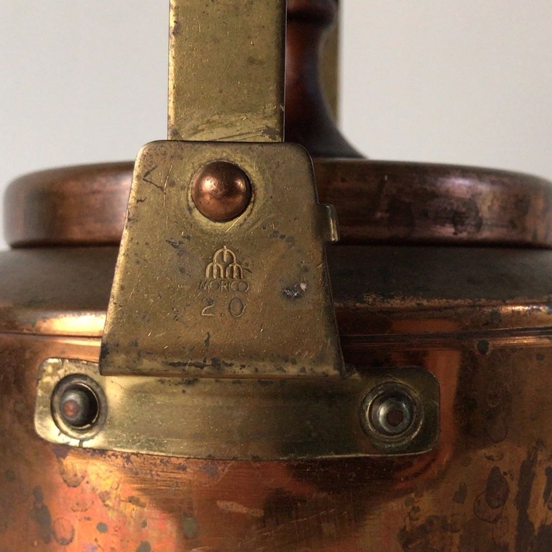 ヴィンテージ純銅ケトル 森井金属製 カナディアンケトル 銅やかん