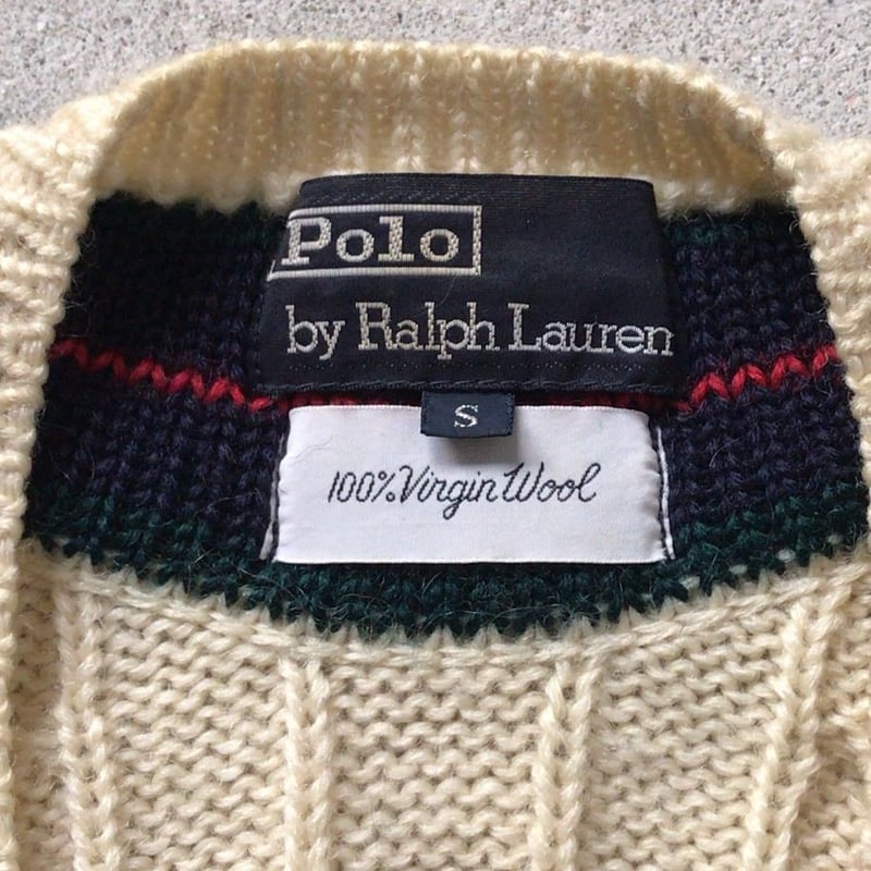 Polo by Ralph Lauren ポロ ラルフローレン 80sヴィンテージ ケーブル