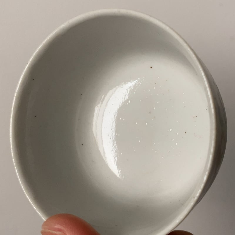 松風 古い茶器セット(急須+蓋茶碗5客) 桃柄 桃図 植物画 竹持ち手 湯呑