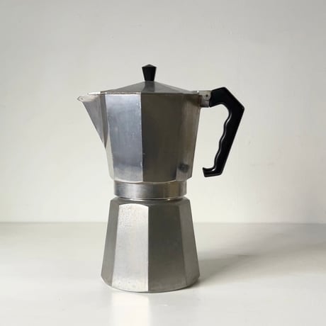 BIALETTI ビアレッティ モカエキスプレス ６カップ 直火式 コーヒーメーカー エスプレッソメーカー マキネッタ 永久定番 1970年代 ヴィンテージ クルジナッロ工場製 下段マーク 中古良品