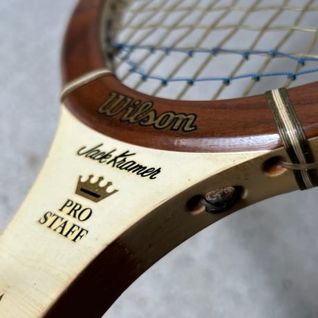 Wilson ウィルソン  Jack Kramer PRO STAFF ジャッククレイマー プロスタッフ  ヴィンテージ ウッドテニスラケット（オリジナルカバー付き）made in USA 美品