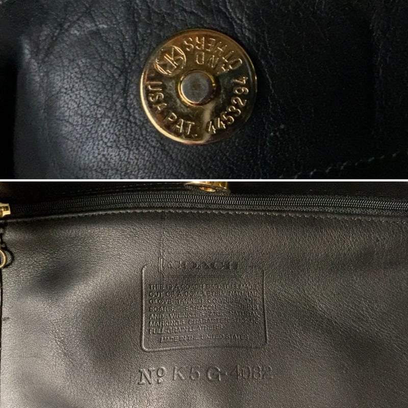 COACH オールドコーチ レザートートバッグ No.K5G-4082 グローブレザー