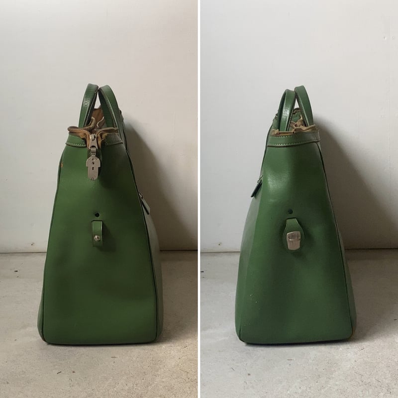 ヴィンテージ レザーバッグ 50s60s 当時物レザートート 革鞄