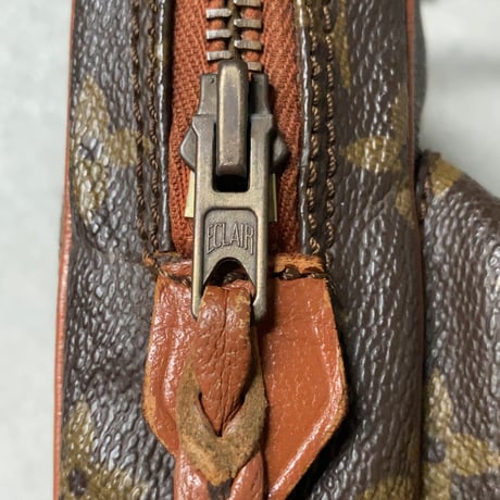 LOUIS VUITTON  ルイヴィトン ミニアマゾン  旧アマゾン  モノグラム  エクレールファスナー レザー摘み付  1970年代  ヴィンテージヴィトン オールドヴィトン 中古美品