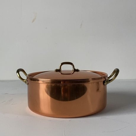 TAGUS ターガス社製ケトル&両手鍋 箱付きギフトBOX  デッドストック未使用品 ヴィンテージ銅ケトル ポルトガル製  made in portugal