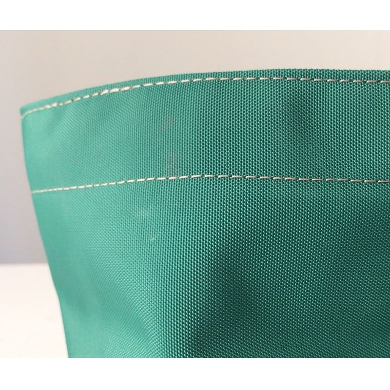 【美品】エルベシャプリエ　ナイロン　ブリーフケース　グリーン　緑 エルベシャプリエ Herve Chapelier 2884N (ナイロンスクエア