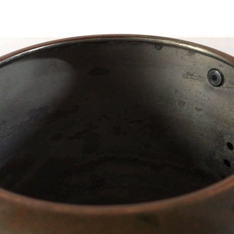 ヴィンテージ純銅ケトル　森井金属製 カナディアンケトル 銅やかん レトロキッチンツール キッチンウェア 2L