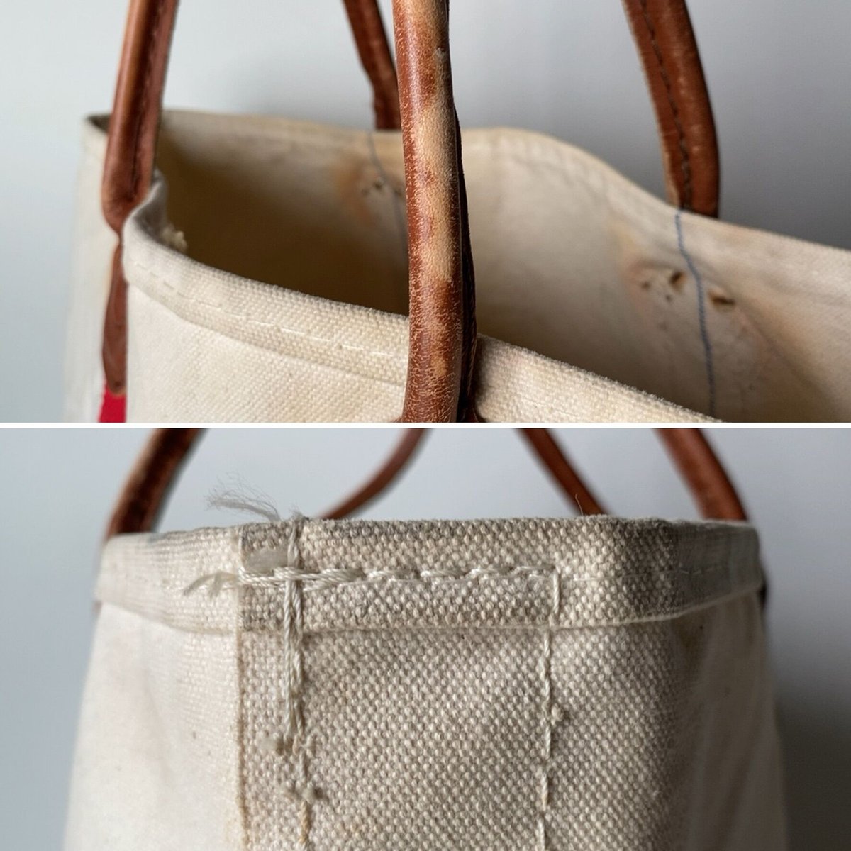 ビンテージ アンティーク 70s レザー クラフト バッグ やぶ バック 銅 