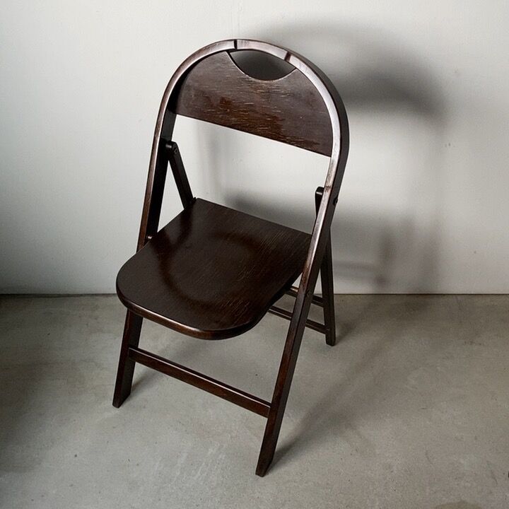 古家具ビンテージ品◾️木製 折り畳みチェア フォールディングチェア デッキチェア 木製無垢材フォールディングチェア 80s90sヴィンテージ折り畳み