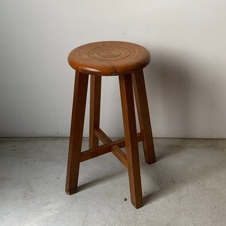 古い木製丸椅子 アンティークスツール 古い木の椅子 ジャパンヴィンテージ 日本製品