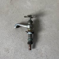 真鍮製プロペラ摘みヴィンテージ蛇口 インテリア小物 古道具 古い蛇口 アンティークパーツ 40s 50s 60s