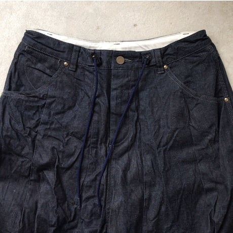 ネペンテス(needles・ニードルス) H.D. PANT  ヒザデルパンツ デニム  ペインターパンツタイプ　レディース  サイズ 1  中古極美品