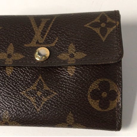 LOUIS VUITTON ルイヴィトン モノグラム ラドロー  M61927 コンパクトウォレット ハーフフラップ付コインケース 小銭入れ カードケース  2つ折りミニ財布  中古品