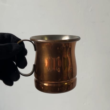 COPPER100 HOMEWARE コッパー100ホームウェア 新光金属  純銅マグカップ2個セット 340ml  S-588  ビアマグ 銅マグ コップ  中古品