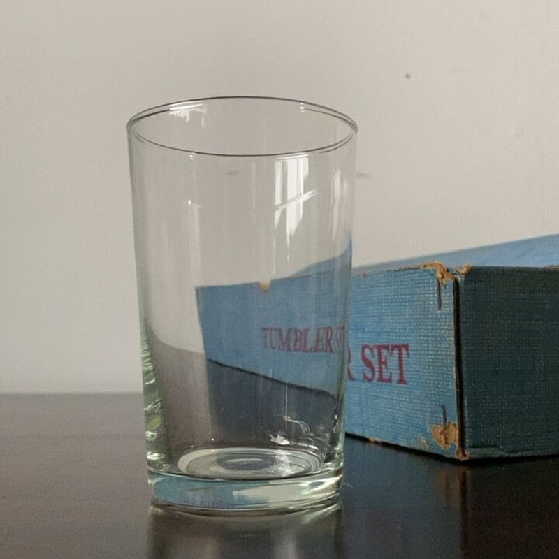 GLASS WARE TUMBLER SET ヴィンテージ 瓶ビールグラス 5個セット ごく