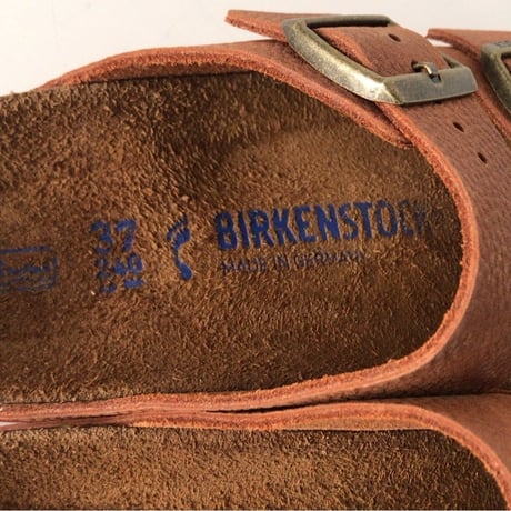 BIRKENSTOCK ARIZONA  ビルケンシュトック アリゾナ SFB  ヌバック   2018年SS限定カラー  ステアカレー   37  中古美品