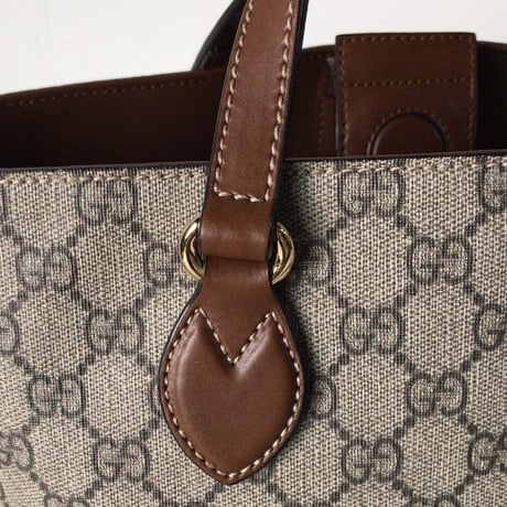 GUCCI グッチ  GGスプリーム  コーティングキャンバス  2way ハンドバッグ  2018年製品    ミニトート  473887  中古極美品【ゴバツールズ】