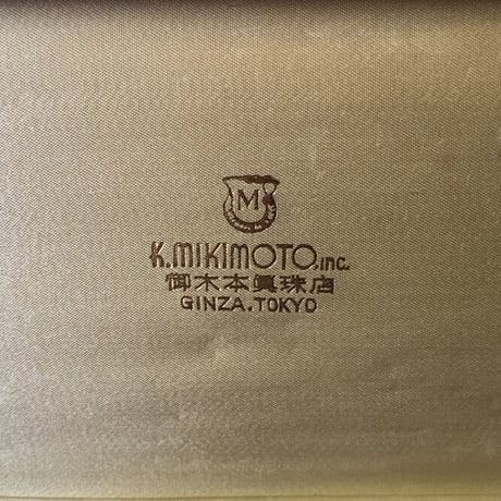MIKIMOTO  オールドミキモト 本パールネックレス 約6mm玉 真珠/銀 シルバー 全長41cm  ヴィンテージパール