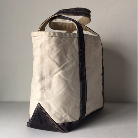LLBean LLビーン エルエルビーン Boat & Tote  ボート&トート  バッグ  鞄  USA製 ナチュラル/ブラック Used  中古品