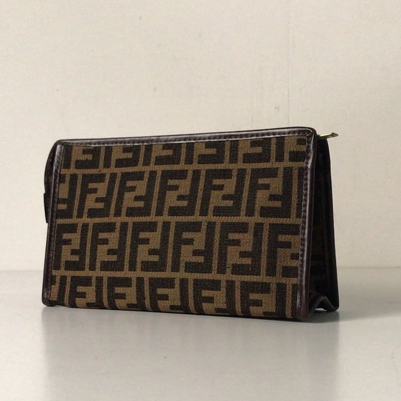 FENDI フェンディ ズッカ柄三角ポーチ ヴィンテージ リチャード購入品