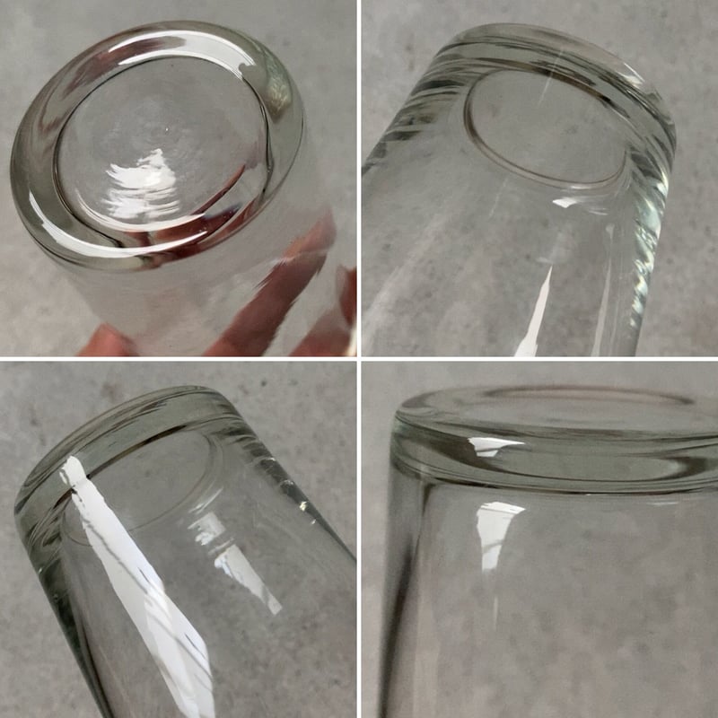 GLASS WARE TUMBLER SET ヴィンテージ 瓶ビールグラス 5個セット ごく