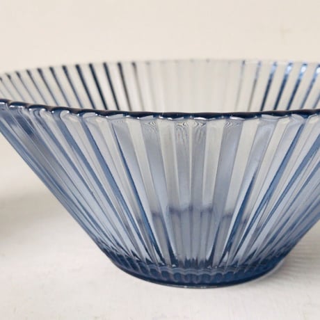 そうめんセットガラス器(3セット)　ヴィンテージガラス　素麺の器 箱有り　昭和時代物