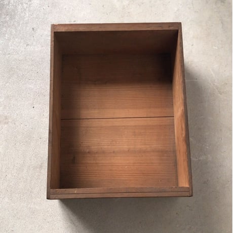 アンティーク木箱  蓋無し 檜無垢材 差物細工 木工 工芸  昭和十四年 当時物 美品 古道具